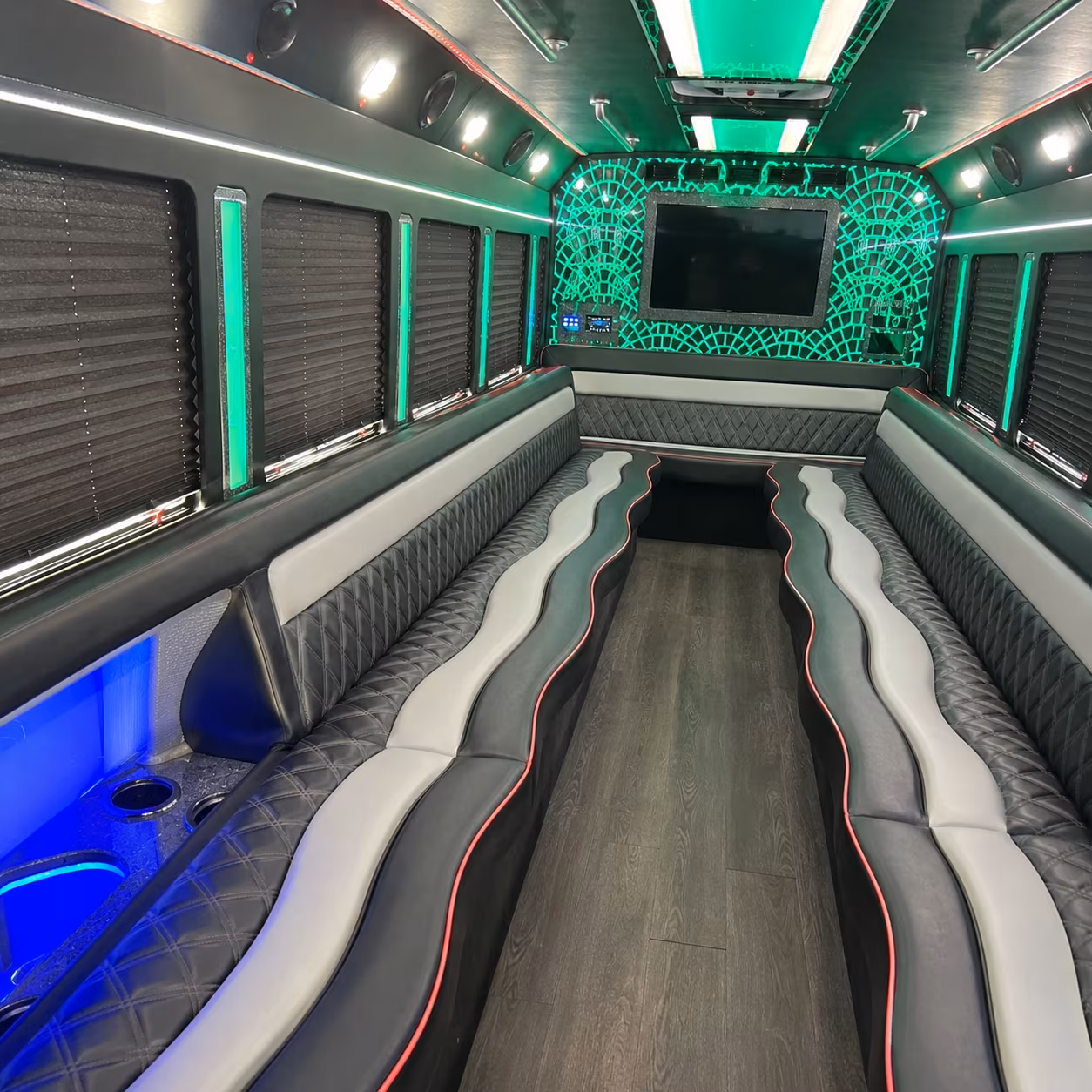 Newark Bachelor & Bachelorette Transportation party bus exterior