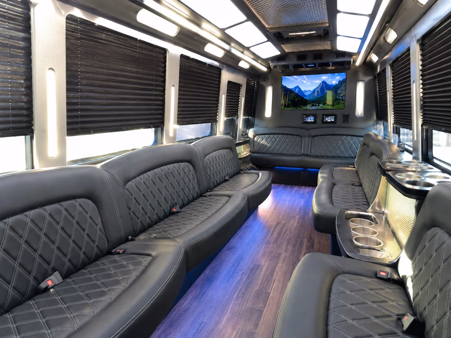 Newark Bachelor & Bachelorette Transportation party bus exterior