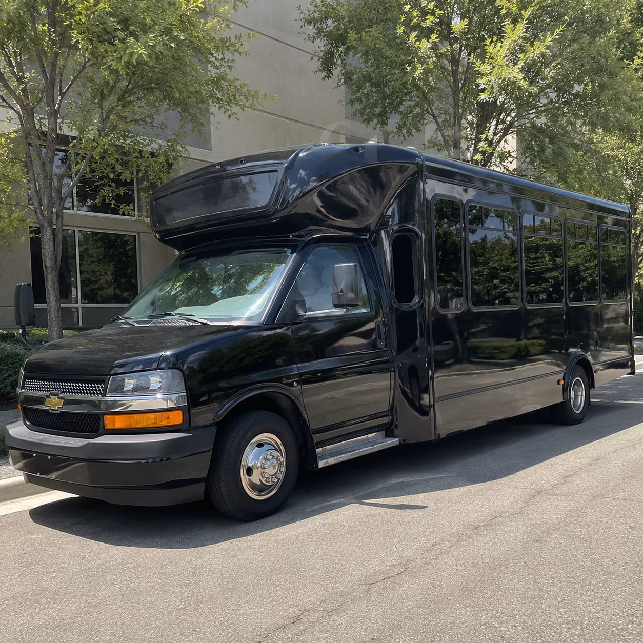 Newark Birthday, Sweet 16, & Quinceañera Transportation party bus exterior