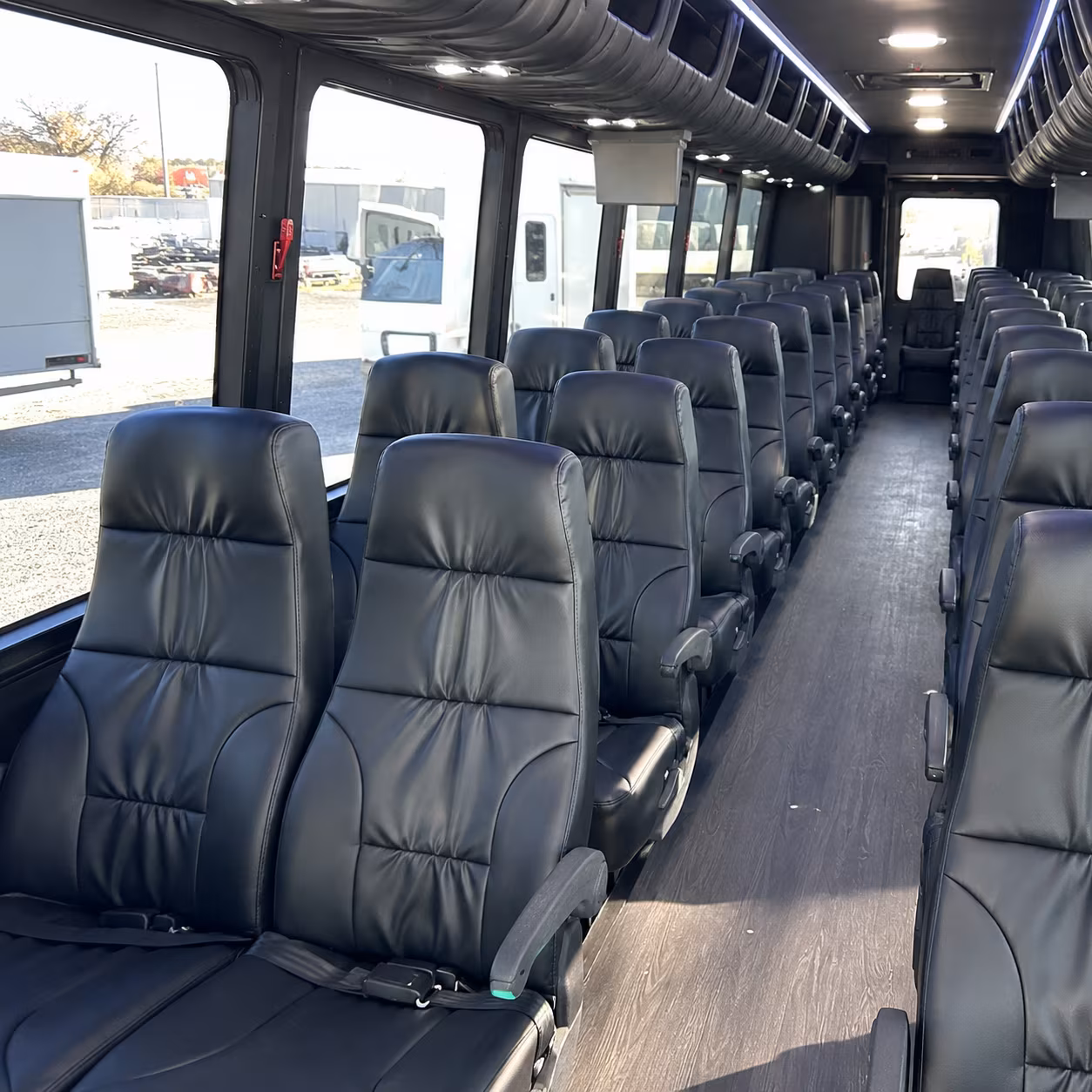 Newark Corporate Transportation party bus exterior