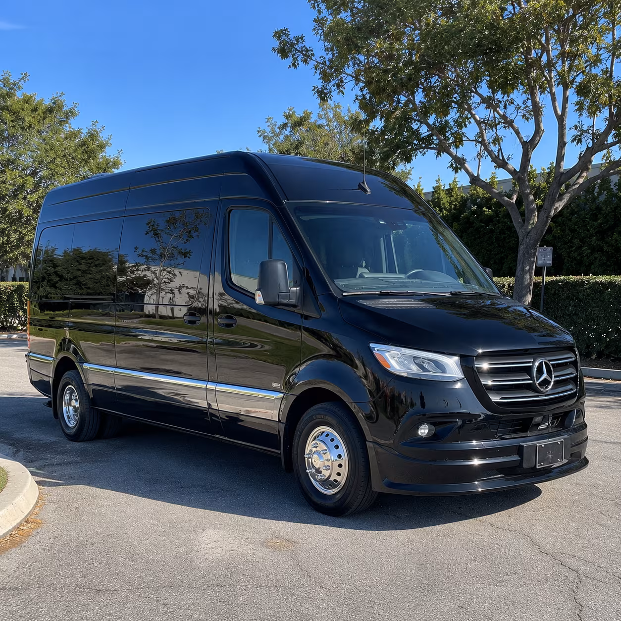 Newark Corporate Transportation party bus exterior