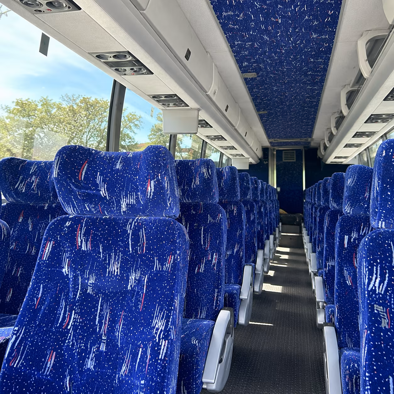 Newark Corporate Transportation party bus interior