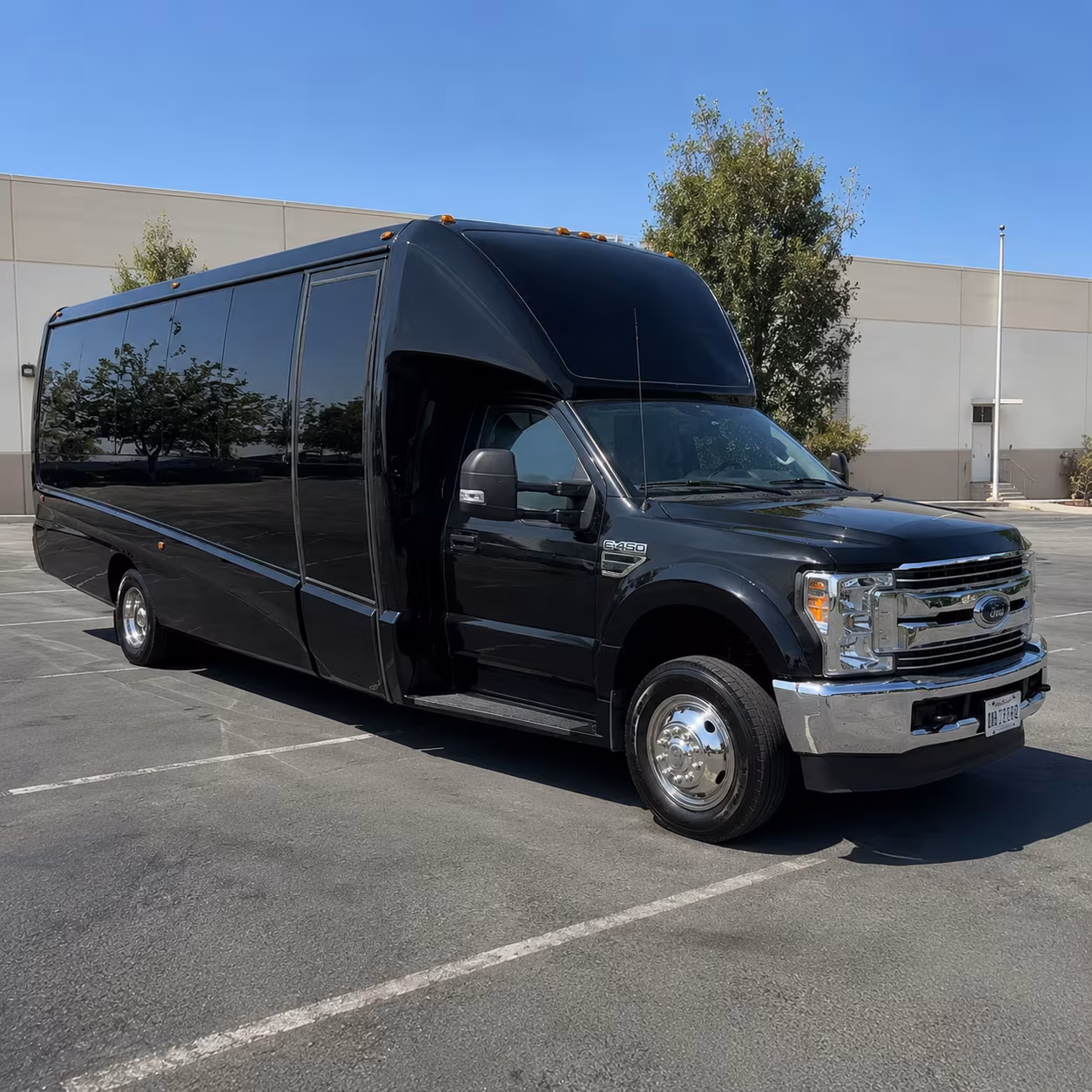 Newark Private Event Transportation party bus exterior