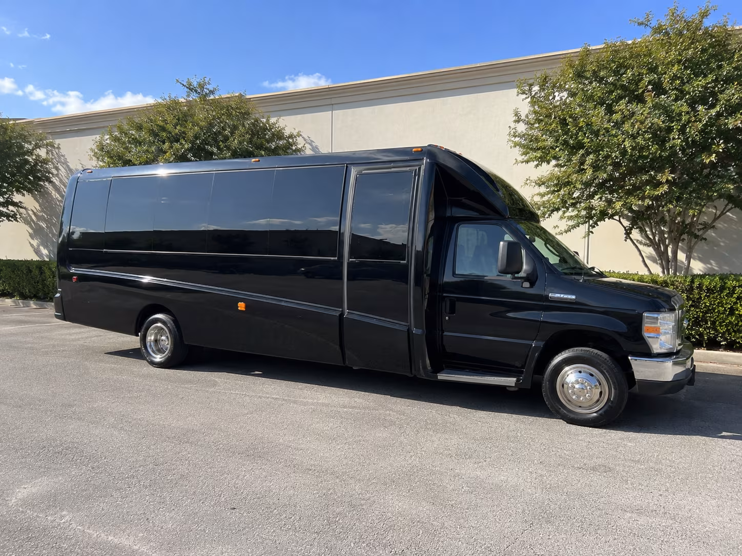 Newark Private Event Transportation party bus interior