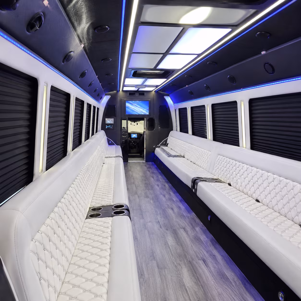 Newark Prom & Homecoming Transportation onboard seating