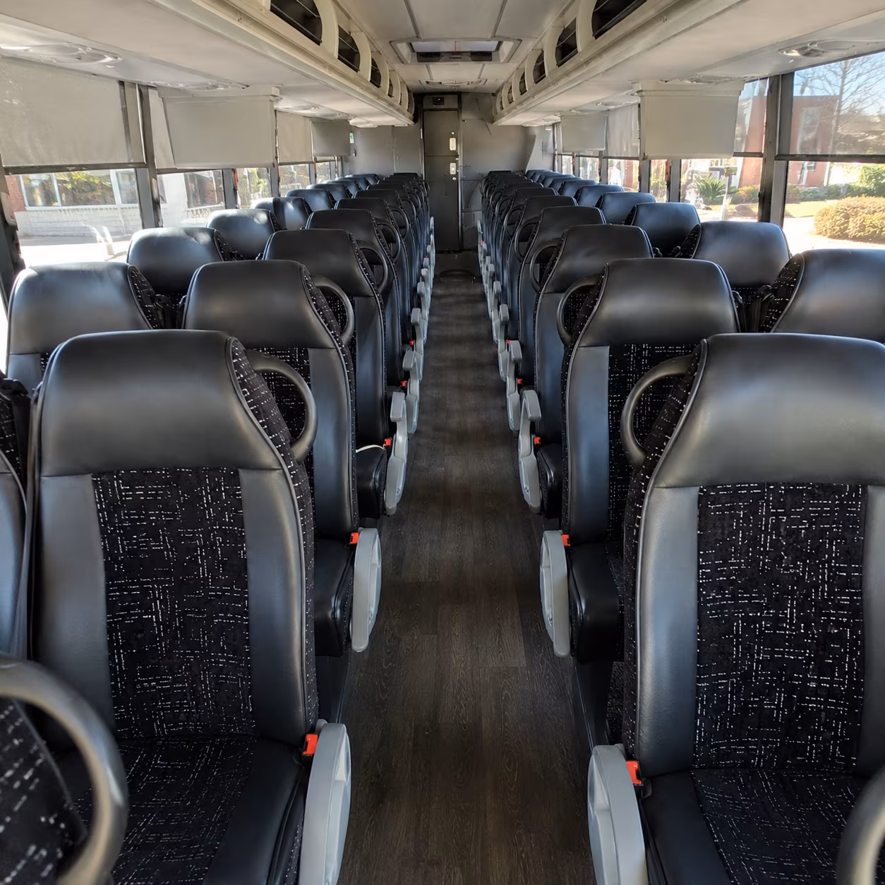 Newark School Event Transportation party bus exterior