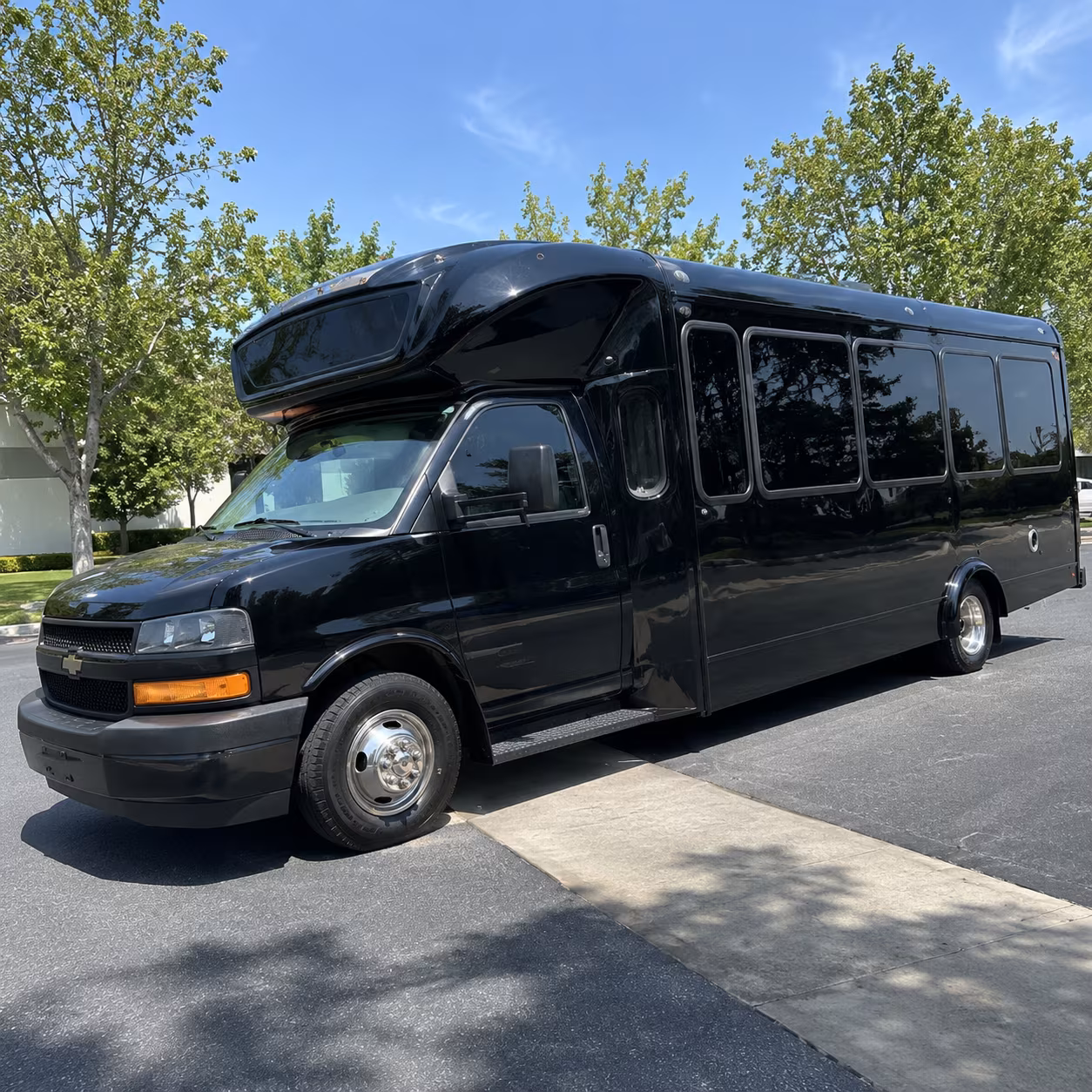 Newark Sporting Event Transportation party bus exterior