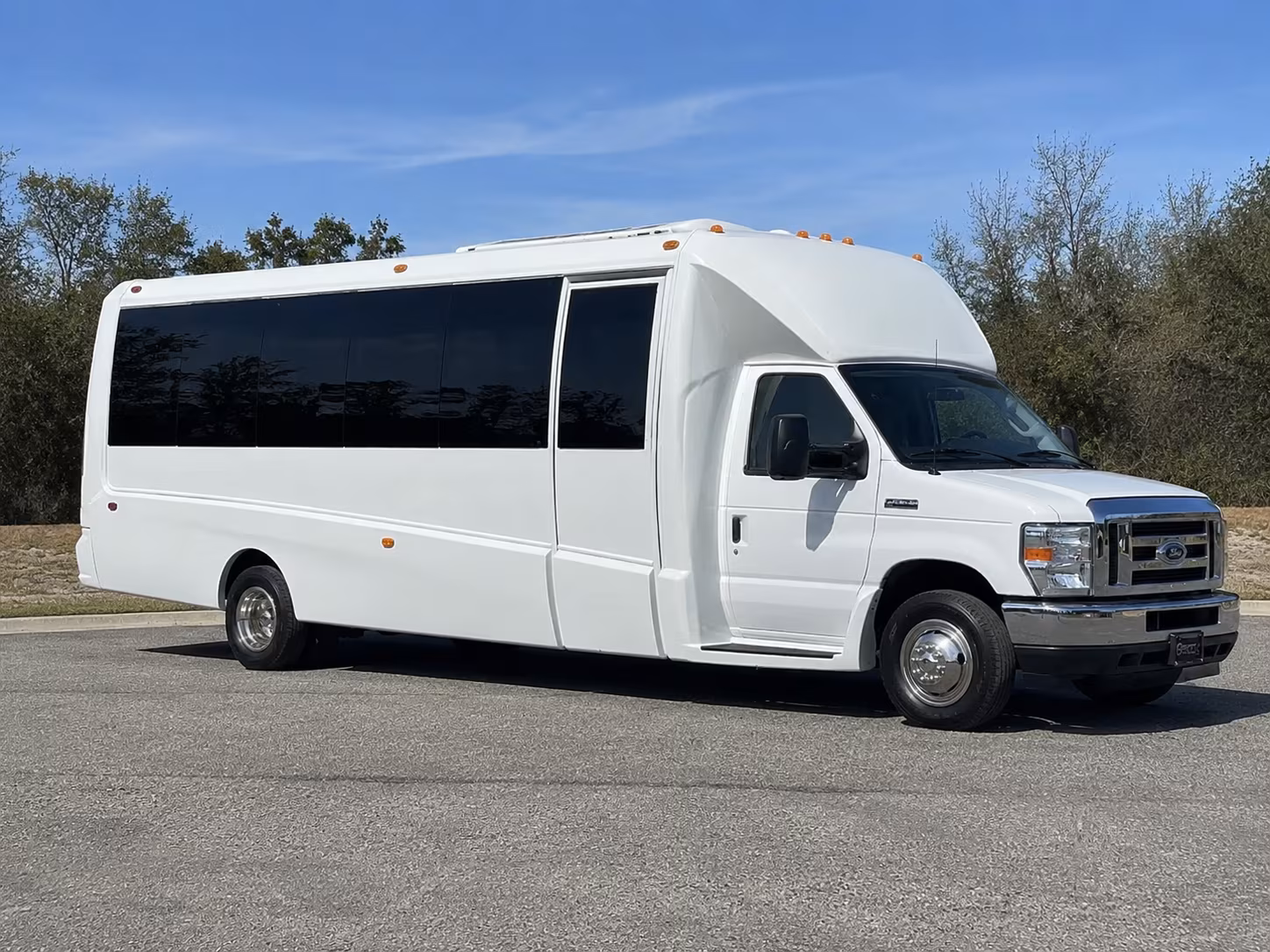 Newark Sporting Event Transportation party bus exterior