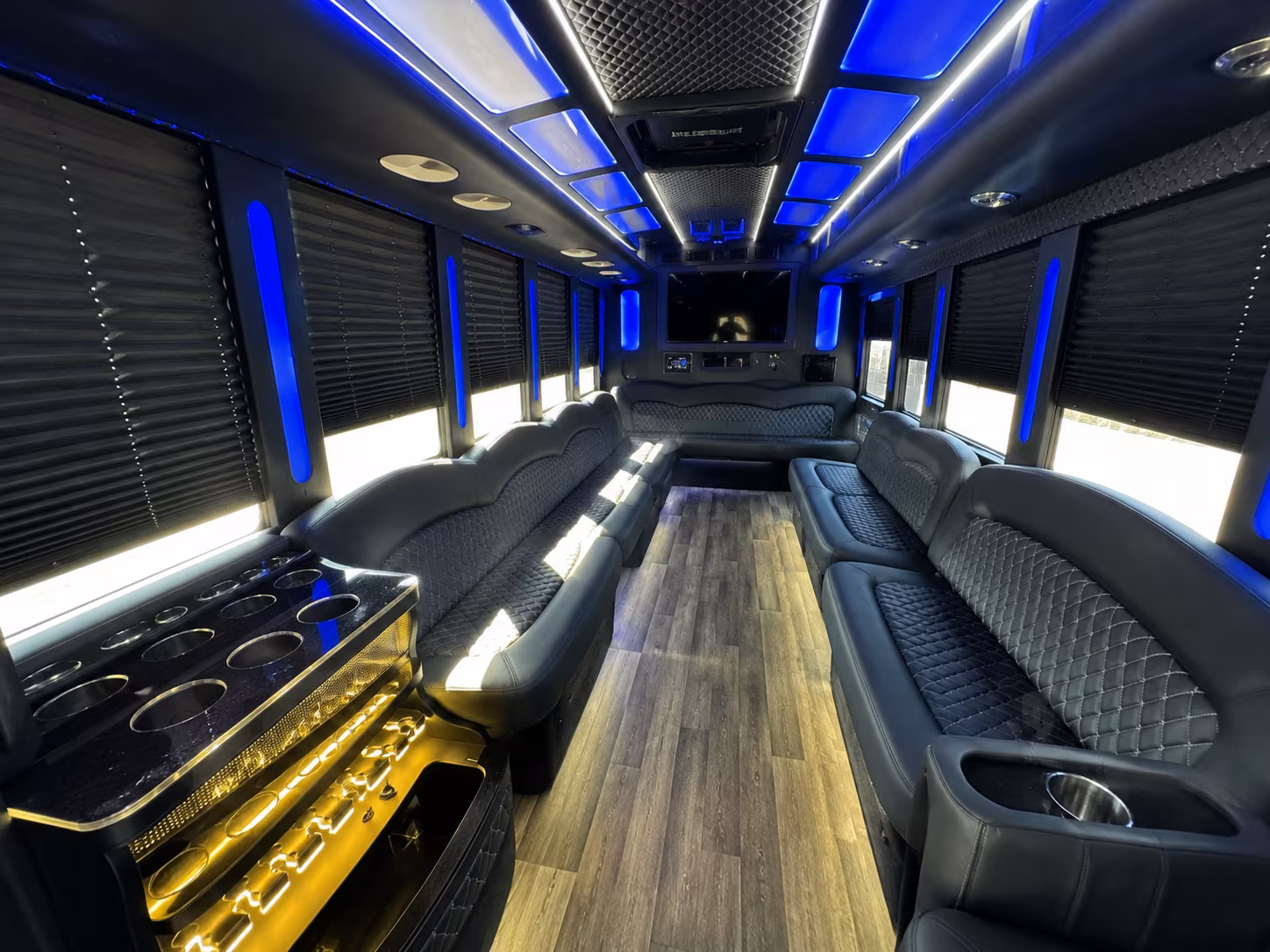 Newark Sporting Event Transportation onboard seating