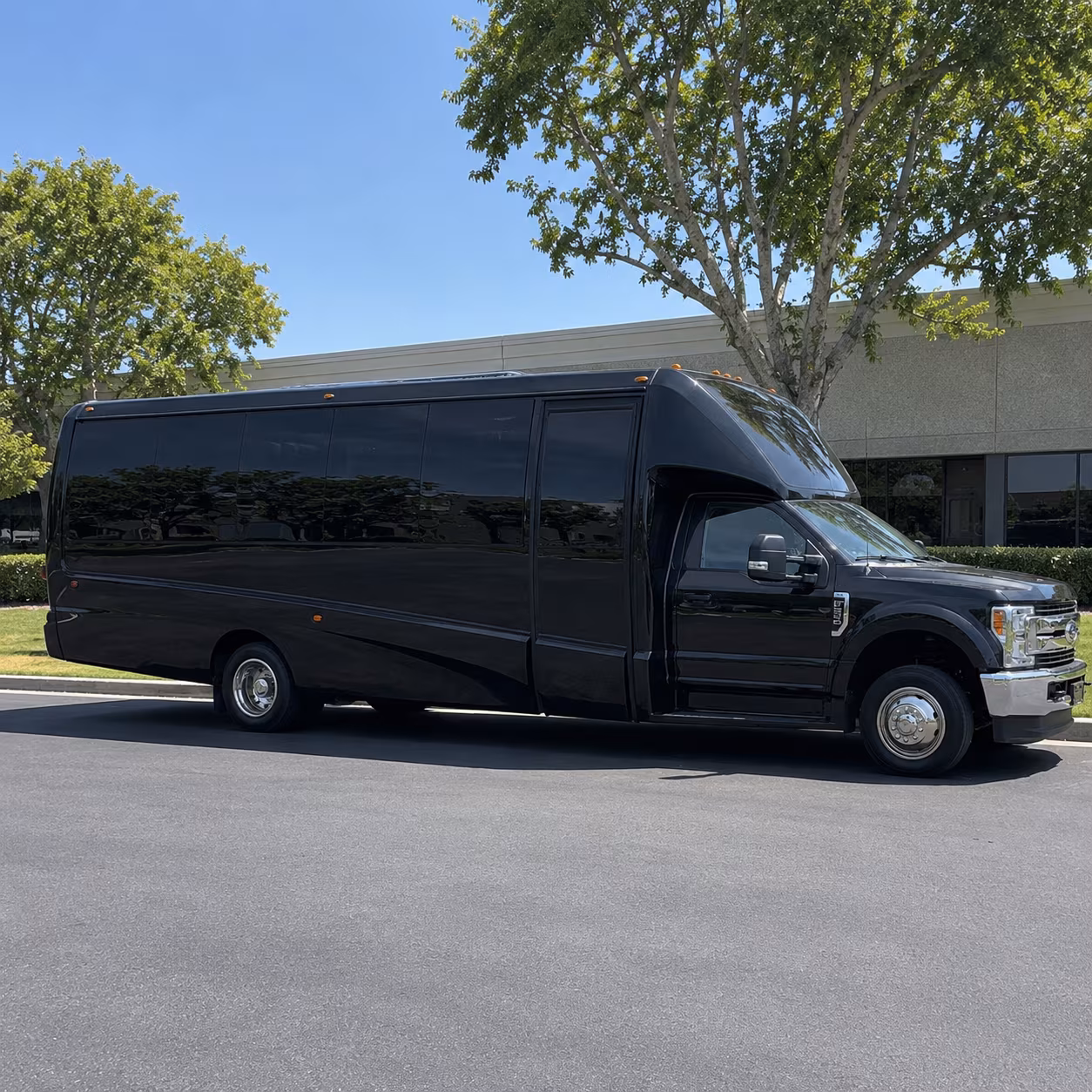 Newark Wedding Transportation party bus exterior