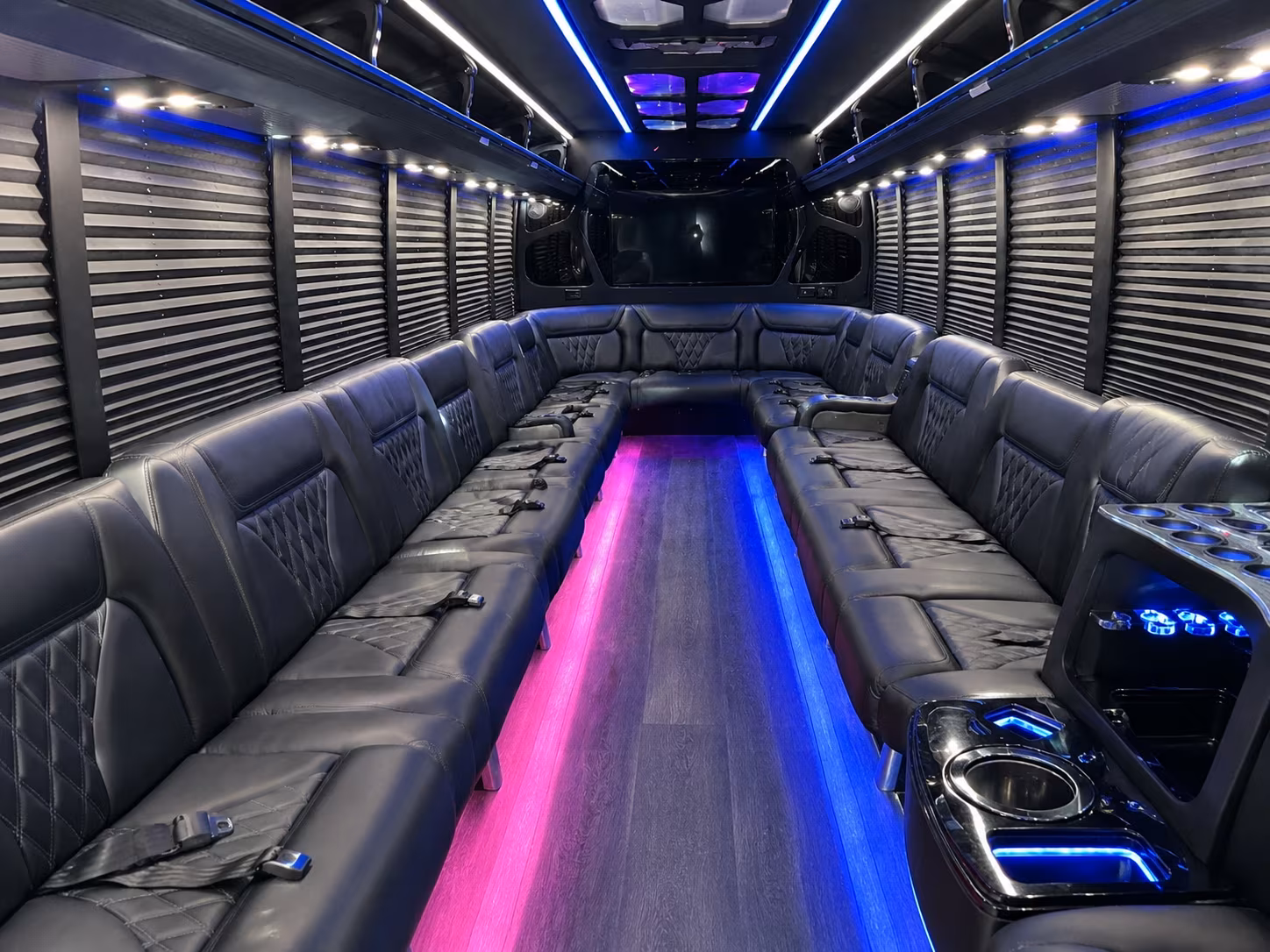 Newark Winery Tour & Pub Crawl Transportation onboard seating