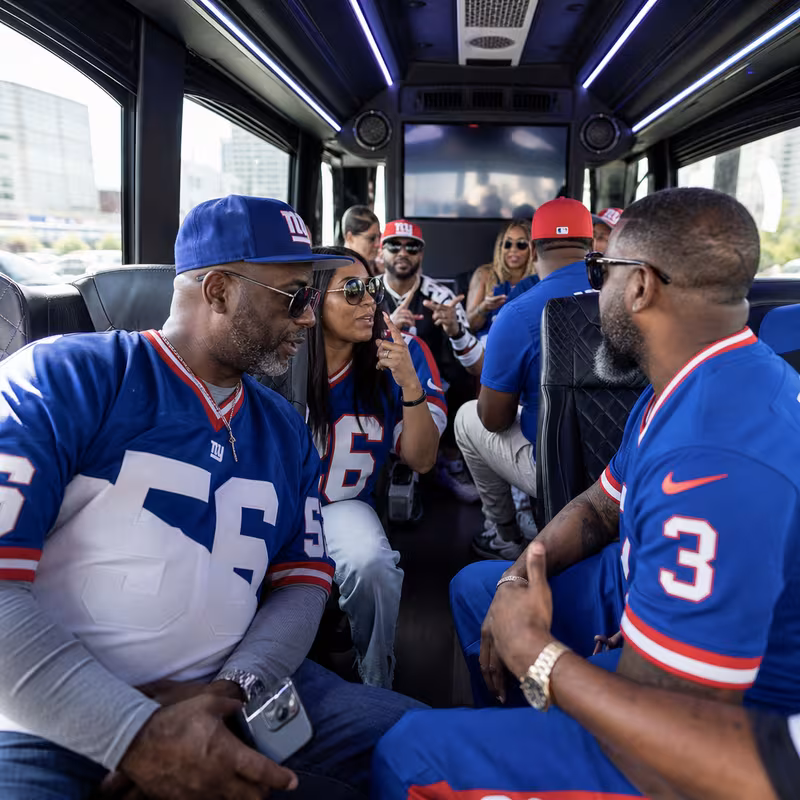Newark Sporting Event Transportation fleet vehicle
