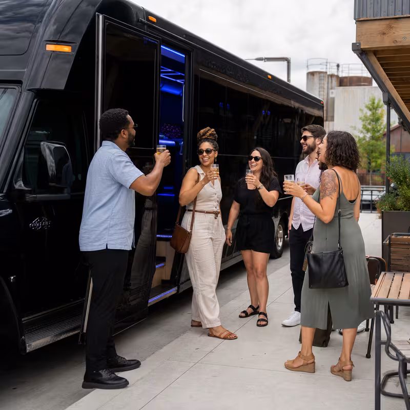 Newark Winery & Brewery Tour Transportation fleet vehicle