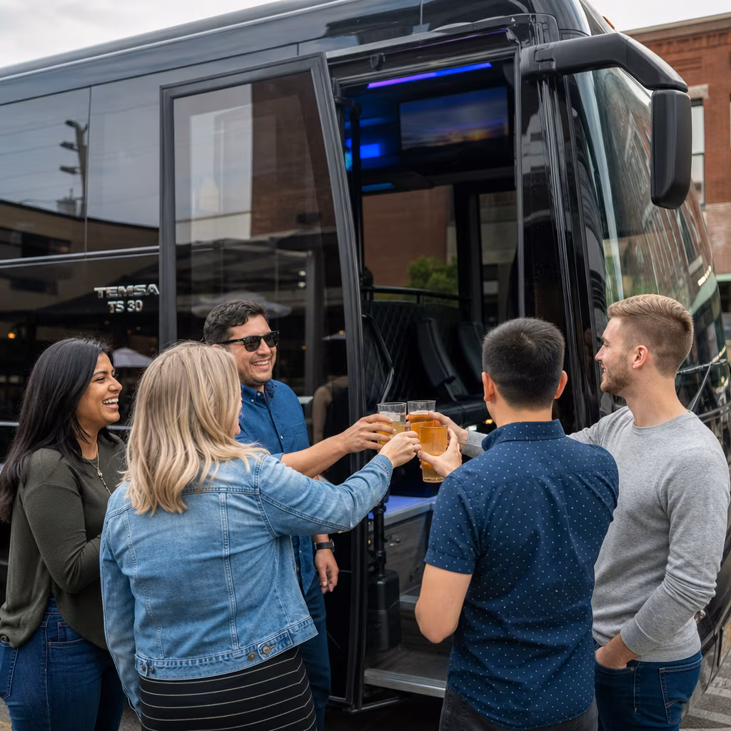Newark Winery Tour & Pub Crawl Transportation