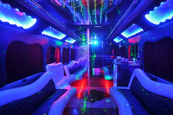 newark 20 passenger party bus